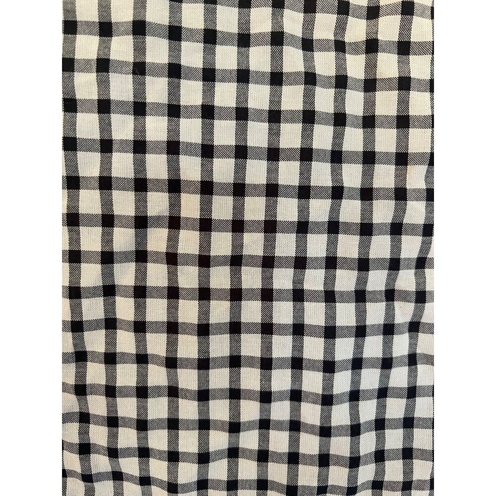 Weekend Suzanne Betro flutter Sleeve Gingham V-Neck blouse Size 4X - Picture 6 of 9